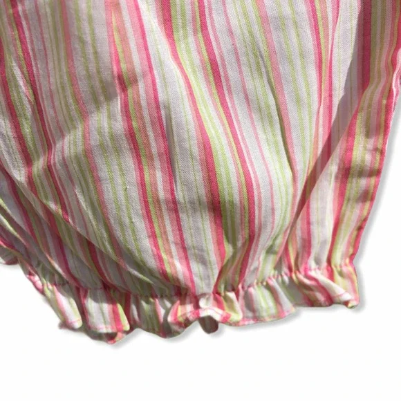 NWT 24 Month Embroidered Flower Butterfly Tee Striped Panty Toddler Infant Girls - Picture 5 of 10